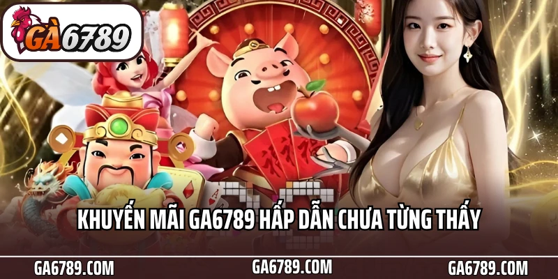 Khuyến mãi Ga6789 hấp dẫn chưa từng thấy